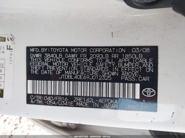 Toyota Corolla Le