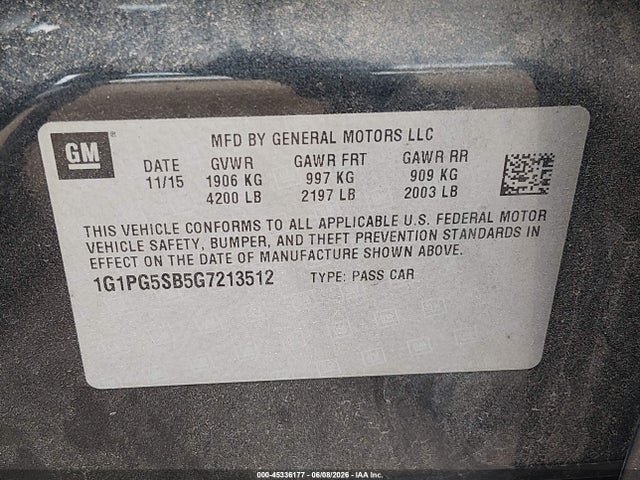 Chevrolet Cruze Ltz Auto