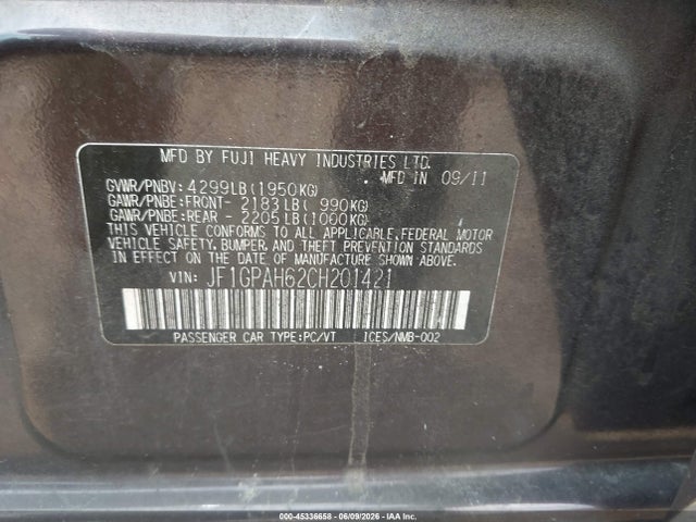 Subaru Impreza 2.0i Limited