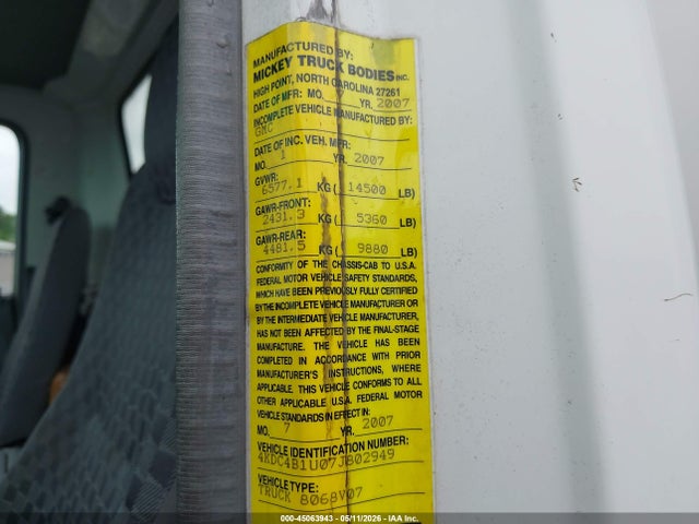 General Motors W4s042 W4500 Hd Gas Reg
