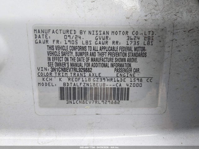 Nissan Versa 1.6 Sv