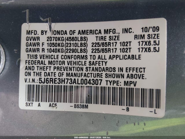 Honda CR-V Ex-l