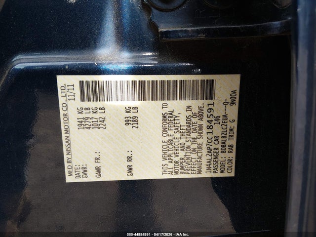 Nissan Altima 2.5 S