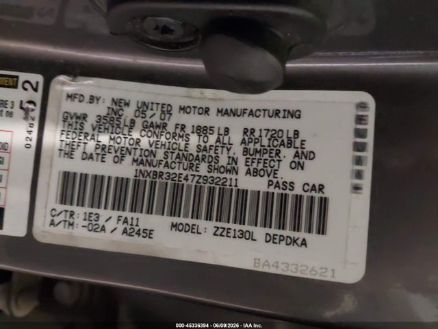 Toyota Corolla Ce