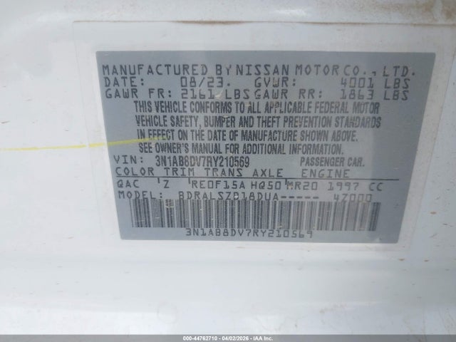 Nissan Sentra Sr Xtronic Cvt