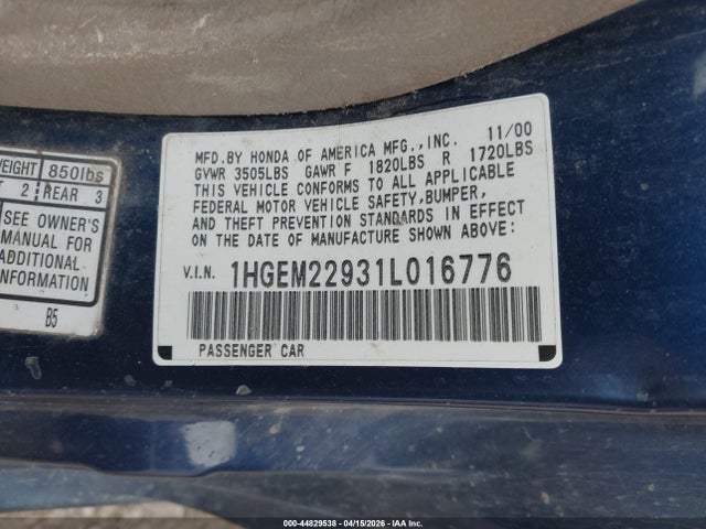 Honda Civic Ex
