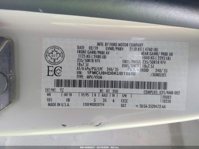 Ford Escape Sel