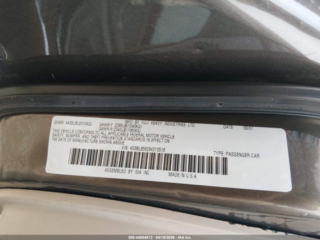 Subaru Legacy 3.0r Limited