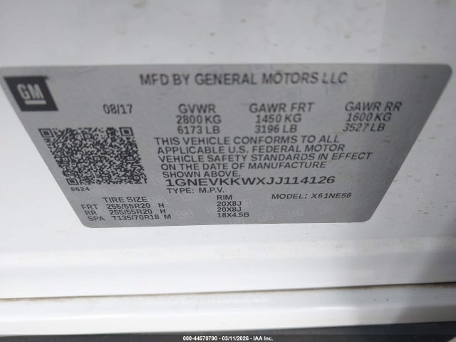 Chevrolet Traverse High Country