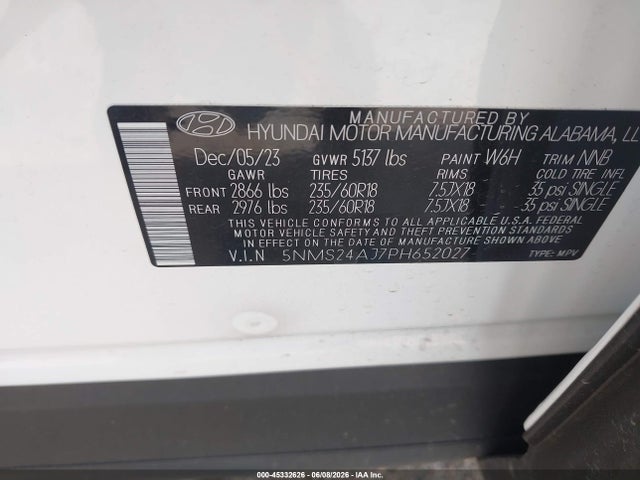 Hyundai SANTA FE Sel