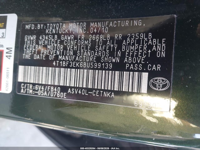 Toyota Camry Le