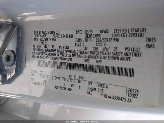 Ford Escape Se