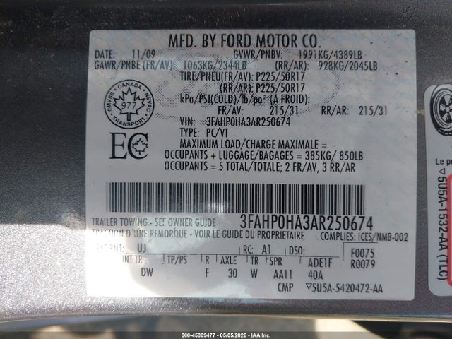 Ford Fusion Se