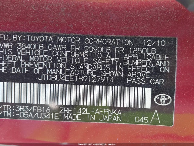 Toyota Corolla Le