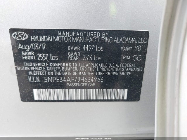 Hyundai SONATA Sel