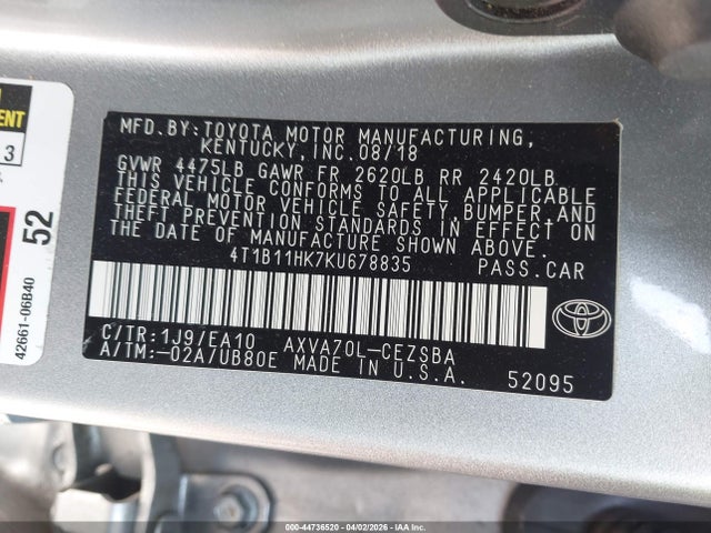 Toyota Camry Se