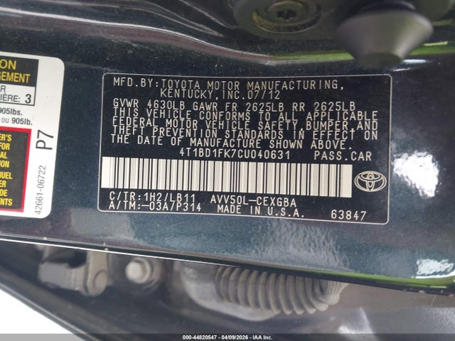Toyota Camry Xle