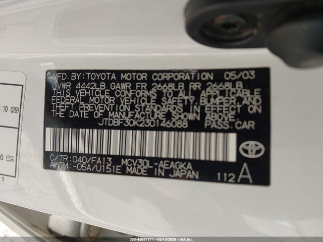 Toyota Camry Xle V6