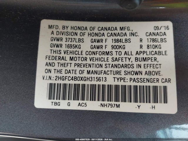 Honda Civic Lx-p