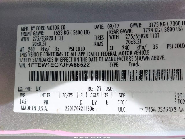 Ford F-150 Platinum
