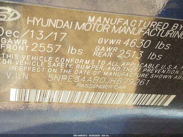 Hyundai SONATA Sport 2.0t