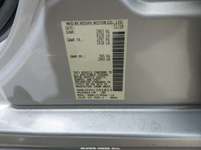 Nissan Altima Platinum Fwd