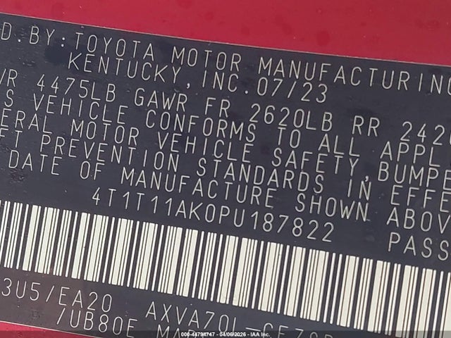 Toyota Camry Se
