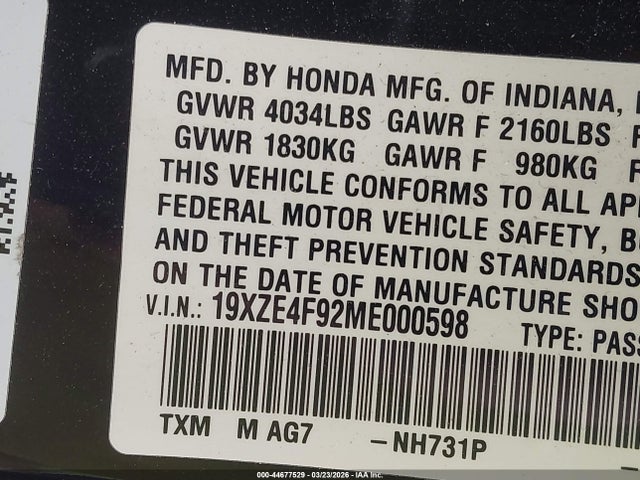 Honda Insight Touring