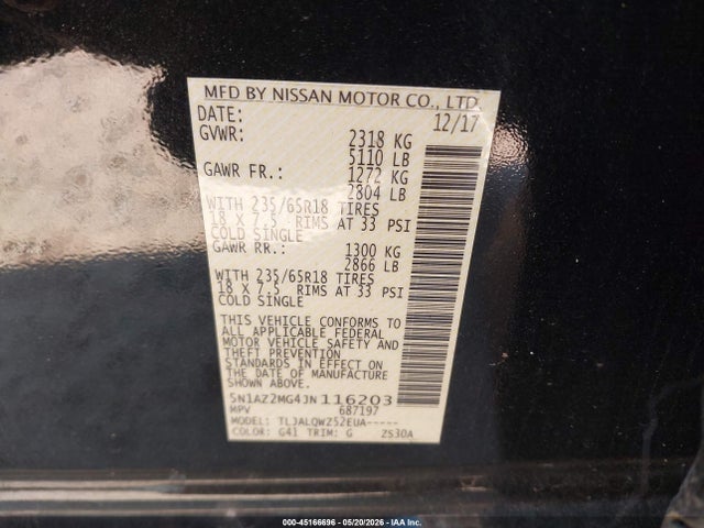 Nissan Murano Sv