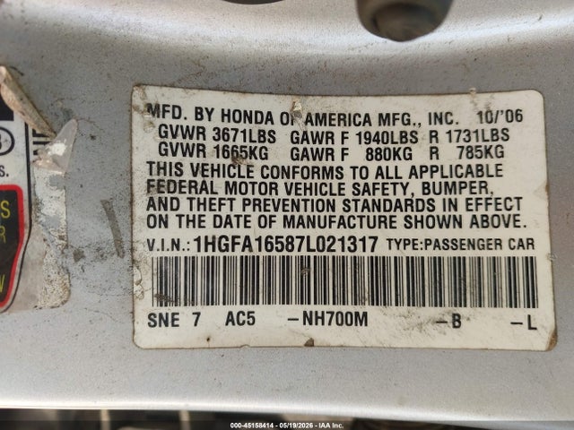 Honda Civic Lx