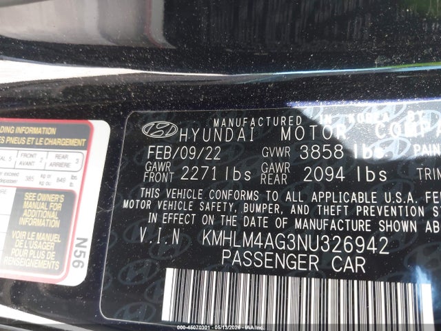 Hyundai ELANTRA Sel