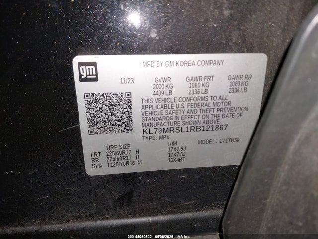 Chevrolet Trailblazer Awd Lt