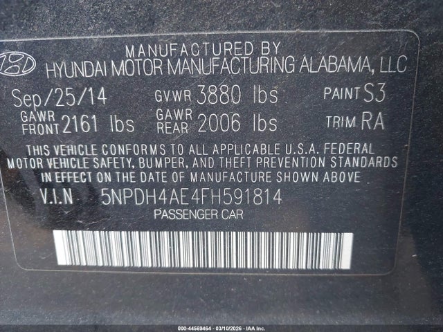Hyundai ELANTRA Se