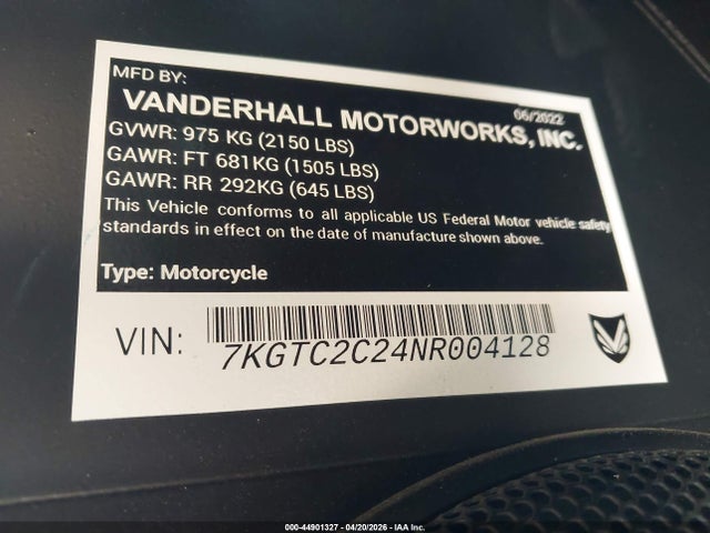 Vanderhall Carmel