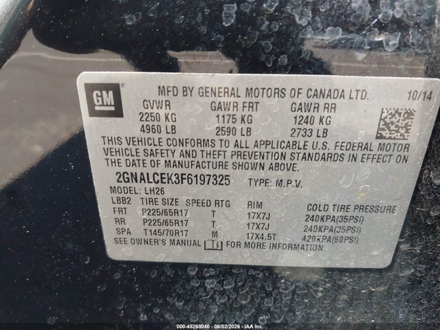 Chevrolet Equinox 2lt