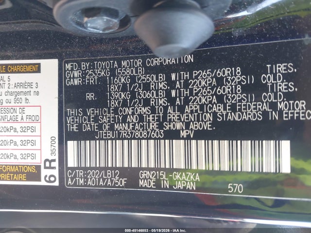 Toyota 4Runner Limited V6