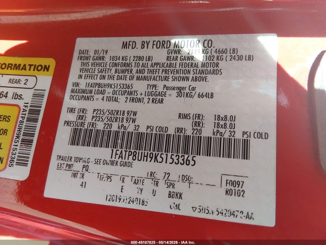 Ford Mustang Ecoboost Premium