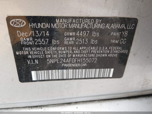 Hyundai SONATA Se