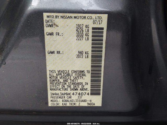 Nissan Altima 2.5 Sr