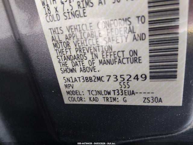 Nissan Rogue Sv Intelligent Awd