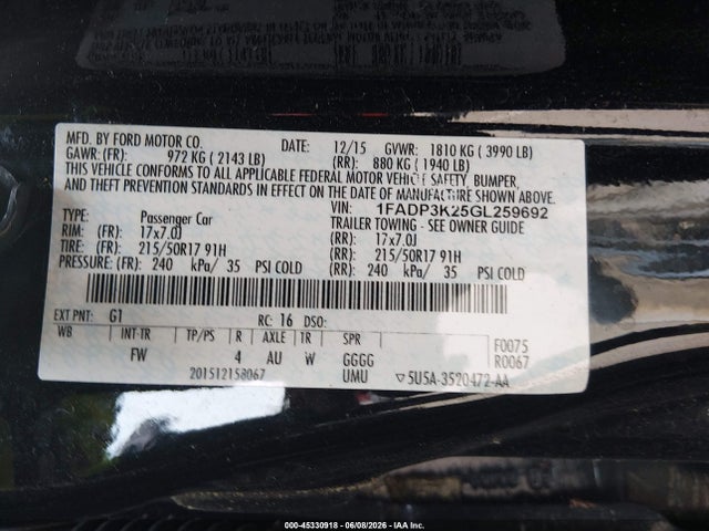 Ford Focus Se