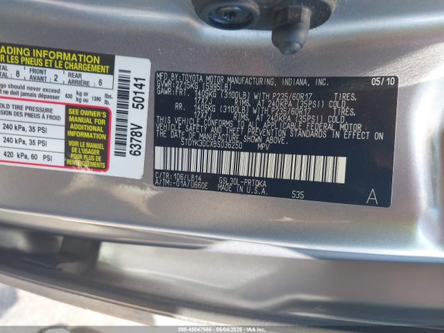 Toyota Sienna Xle V6