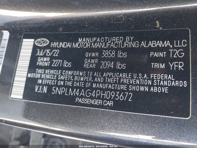 Hyundai ELANTRA Sel