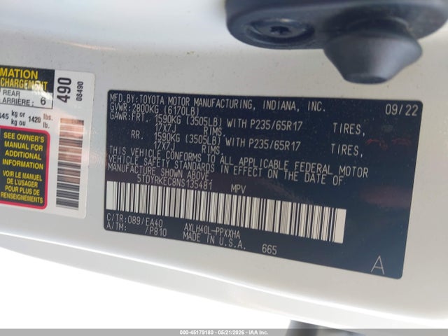 Toyota Sienna Xle