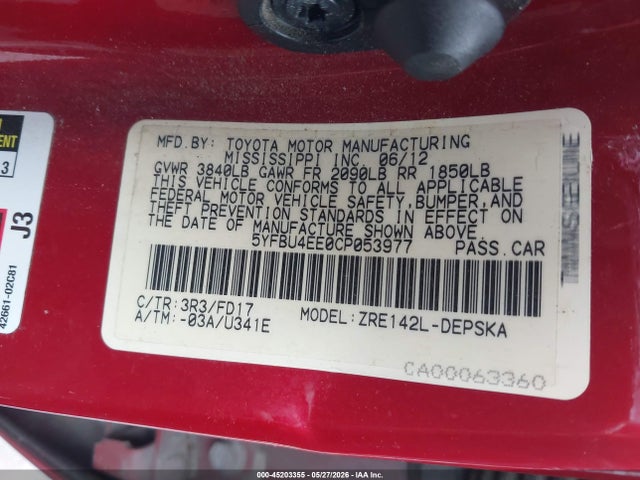 Toyota Corolla S