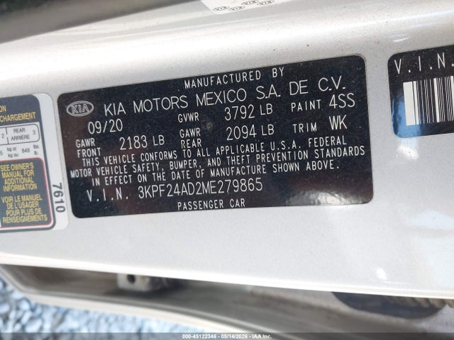 Kia Forte Lxs