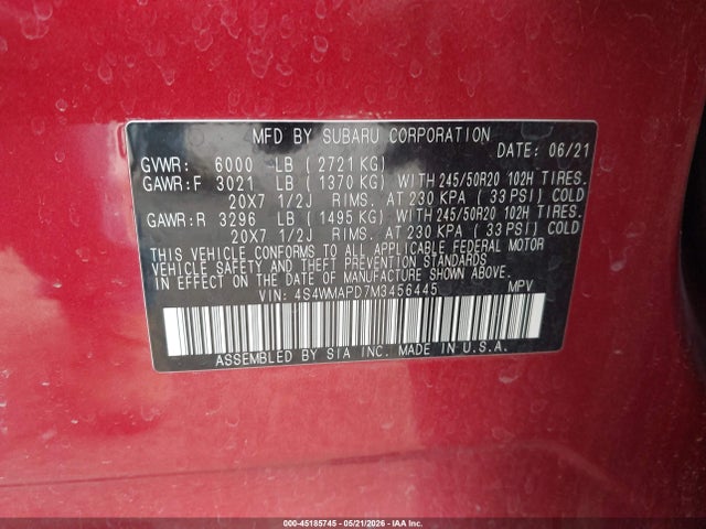 Subaru Ascent Limited
