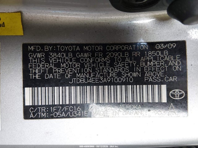 Toyota Corolla Le