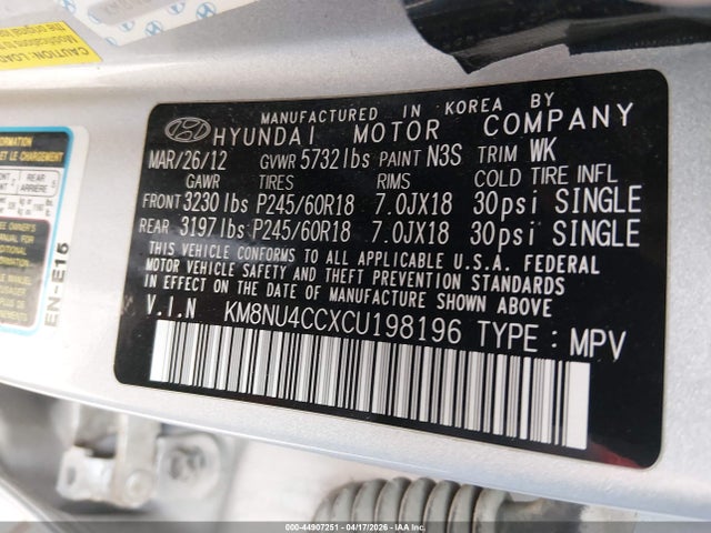 Hyundai Veracruz Limited