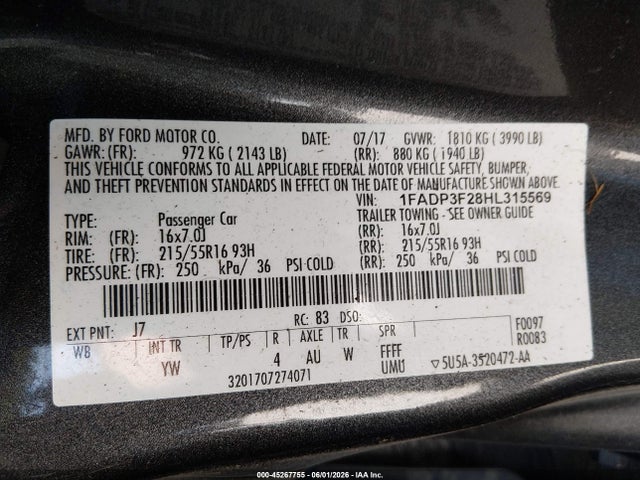 Ford Focus Se